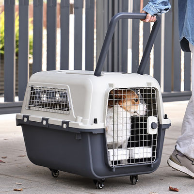 ボタンを閉めるポータブル ペットバッグ 大容量 旅行用品のための猫の檻