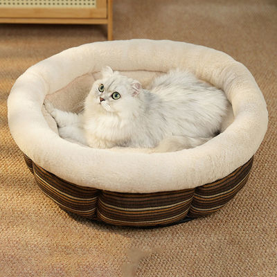 小犬と子猫のための室内洗えるペットベッド ODMデザイン 機能 暖かい快適