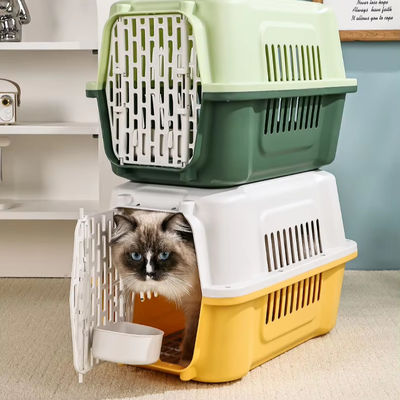猫用 ペット用 旅行用 バッグ 多機能 ペット用 輸送用 カフェ プラスチック用 ドア付き 携帯用