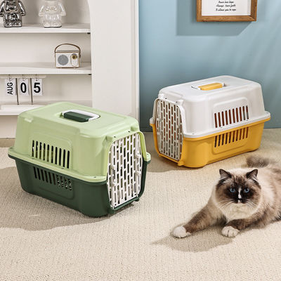快適な猫の出張旅行箱 メタルフレームとアドベンチャーのための呼吸できる快適さ