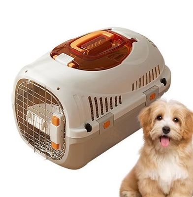 メタル ポータブル ペット トラベル キャリバー 猫の輸送と耐久性のための固いパターン