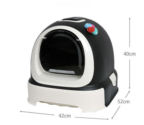猫と犬のための猫のゴミ箱 プラスチック製のキャプチャ付きのシフトキティの引き出し トイレ