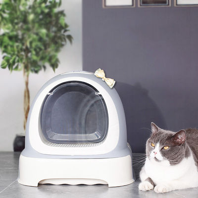 猫と犬のための猫のゴミ箱 プラスチック製のキャプチャ付きのシフトキティの引き出し トイレ