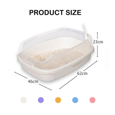 ペット糞 超大型のオープンデザインと防水機能のクリーンプラスチック猫ゴミ箱