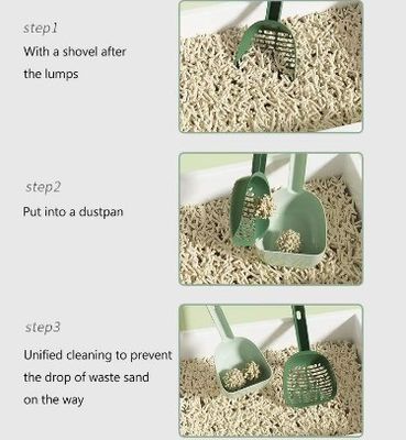 猫のトイレ製品 プラスチックの糞 拾い上げ ゴミ スクープ 犬の糞 スクーパー 掃除ツール