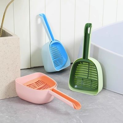 猫のゴミを掃除する 青色 簡単 スクープ ショベル アクセサリー シンプル シフト スクーパー