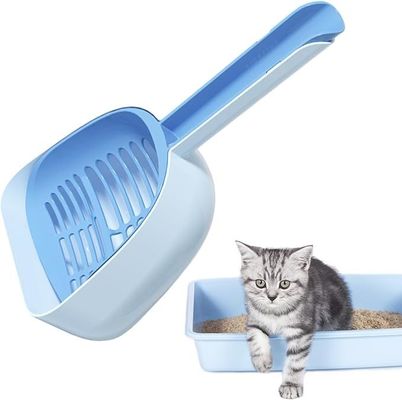 多機能の大きな穴猫ゴミのスクープ 耐久性のあるプラスチックペットショベル ODMデザイン