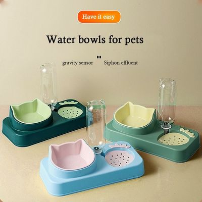 ペット 犬 猫 飲み水 ボトル 猫 食べ物 ボウル と 水 配給器 の 時間 設定 は ない