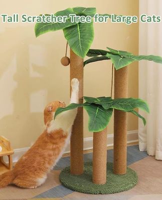 35インチ 高さ 葉っぱ 飾り 猫 木 屋内 猫 玩具 タイプ 猫 木 玩具 木