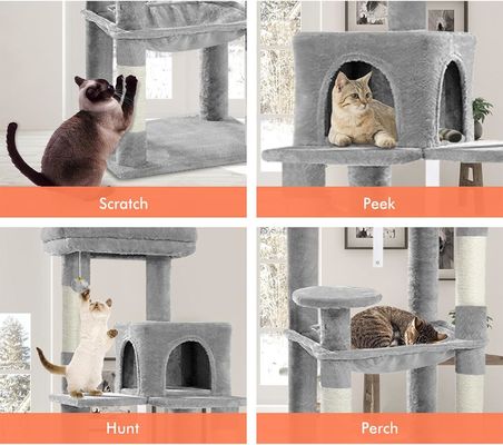 多色 オプション 猫の木 統合 シサル 快適 耐久 高い猫 活動 スクラッチャー 木