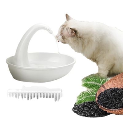 ボウルフィッダータイプ オートマティックフィッダー 給水器 1.8L ペット・ファウンテン 猫 犬 多種ペット