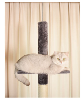 持続可能な猫の木 4階建て 床から天井まで 快適なハンマック付きの猫登り塔