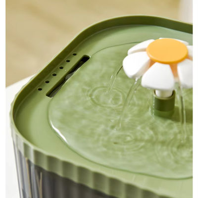 花の形 プラスチック 電子 自動 猫用 噴水器 ペット用 飲み物