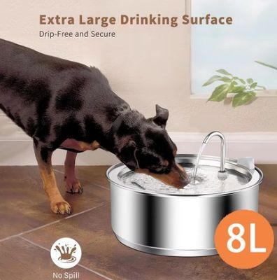自動ペット用水の噴水 ステンレス鋼の飲み物 複数の猫や犬のための配給器