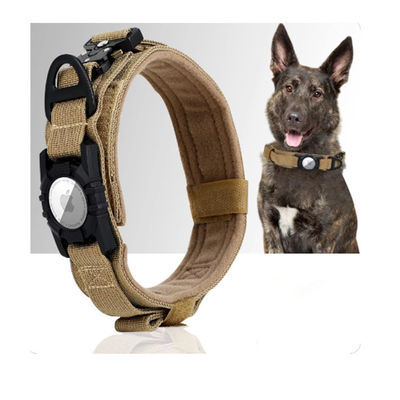 パーソナライズされた GPS トラッカー エアタグ 犬の襟 調整可能なナイロンと重用デザイン