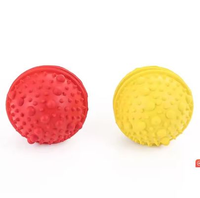 インタラクティブなTPRゴムボールパズル 丸いトレーニングと精神刺激のための犬用玩具