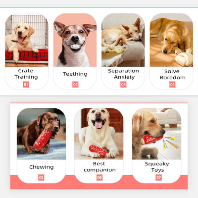 中型から大型犬の好きな退屈を消す 噛むおもちゃ カスタムロゴと耐久性