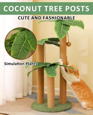 31.5インチ シサール 猫 掻き立て 猫 家具 室内猫のためのペットハウス