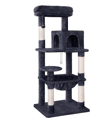 パーソナライズ サービス 提供 143cm 猫の木 プルーッシュ パーチ 多層猫塔