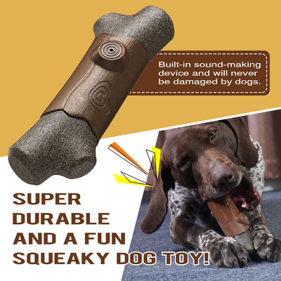 ペット犬 噛むおもちゃ インタラクティブ 歯を清める 骨 破壊不能なナイロン/TPR スキークおもちゃ