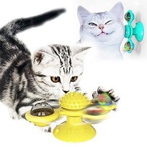 安全 で 環境 に 優しい 壁 に 装着 さ れ た 床 に 装着 さ れ た 吸い込み 杯 の 玩具 で 猫 を 楽しませる