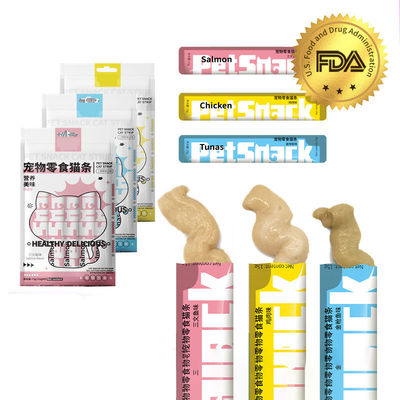 多味の55%肉 猫の棒 スナック 犬用 15g/pcs 新鮮な肉 クリームドッグ・トリートメント