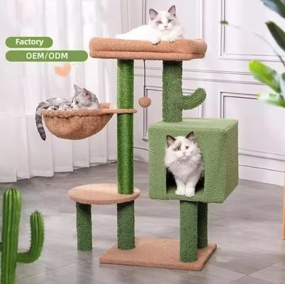 猫 掻き家 玩具 小型 緑色 猫 樹 カクタス 猫 室内 猫 の ため の 掻き 器