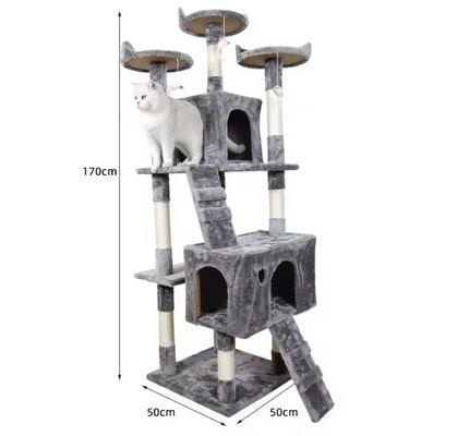 楽しい遊び 多階建て 贅沢な猫の木家具 落書きポスト コンドームプラットフォーム