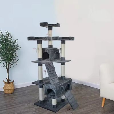 楽しい遊び 多階建て 贅沢な猫の木家具 落書きポスト コンドームプラットフォーム