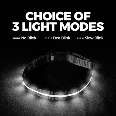 カスタマイズサービス 提供 防水USB 再充電可能なシリコン LED 犬の襟