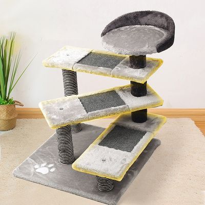 SISAL 猫屋 玩具 タイプ 猫 掻き家 玩具 登山 活動塔
