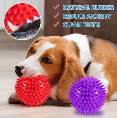 無毒 環境に優しい犬用玩具 TPR 犬用歯磨き用玩具ボール