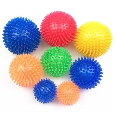 パーソナライズ サービス 提供 TPR スキイキー スパイキー ボール 犬 歯磨き用 噛むおもちゃ