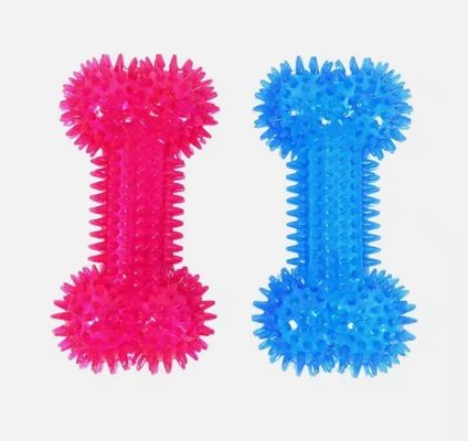 TPR 犬の骨玩具 攻撃的な噛む人用の耐久性のある噛む玩具 歯の清掃とトレーニング
