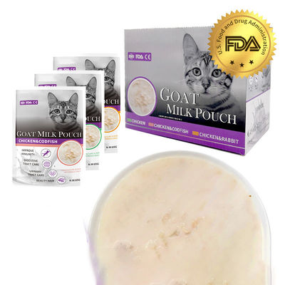 猫 スナック 鶏 ウサギ トード魚 犬 トリートメント 羊牛乳 粉末 ポケット 猫 濡れ食器