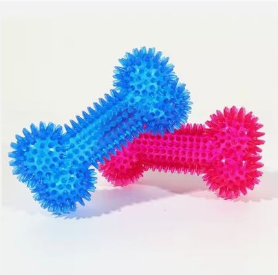 オーダーメイド可能な TPR 骨形 ペット用おもちゃ 攻撃的な噛む者 毒性のない耐久性