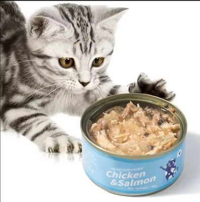 カスタム プライベート ラベル タンパク質 湿った 缶詰 猫 食べ物 健康 と 多種味