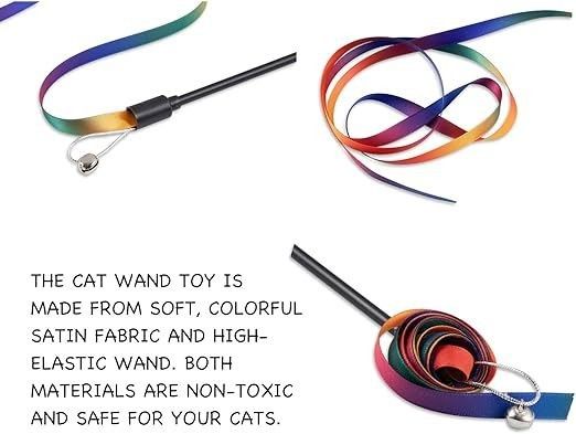 2024 猫 ティザー スティック 玩具 プラスチック 猫 インタラクティブ 玩具 長時間の利点