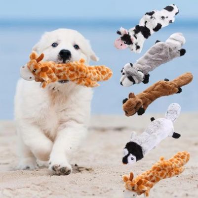 遊び犬用おもちゃ ペット用品 漫画 可愛い 詰め物なし 動物 シェル 耐久性 インタラクティブ