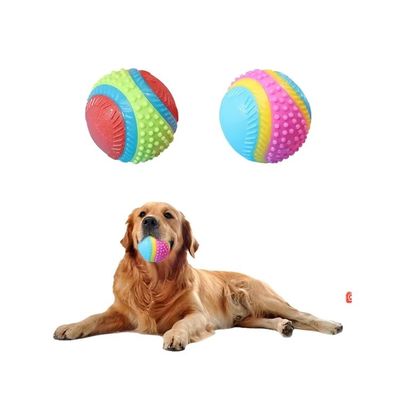 犬用おもちゃ 高反転性 天然ゴム 破壊不能なボール 攻撃的な噛む者
