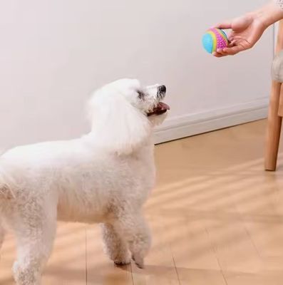 無毒 環境に優しい 鳴き響く犬のボール インタラクティブ 耐久性のある 跳ね返る 噛むおもちゃ