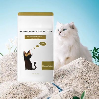 柔らかい砂 生物分解性 豆腐 猫ゴミ 低追跡 強い凝縮 猫のためのODMデザイン