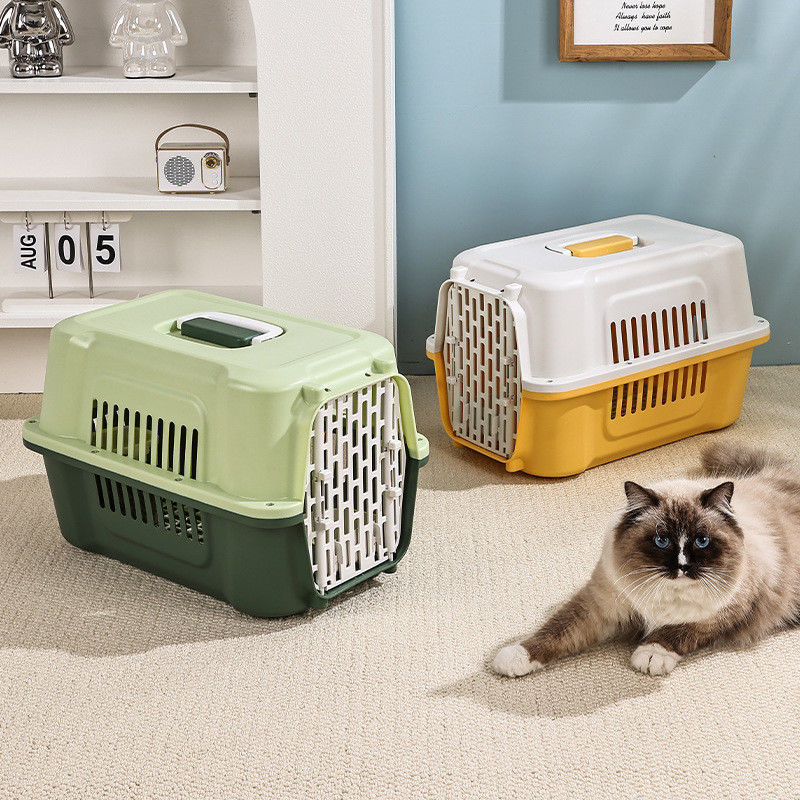快適な猫の出張旅行箱 メタルフレームとアドベンチャーのための呼吸できる快適さ
