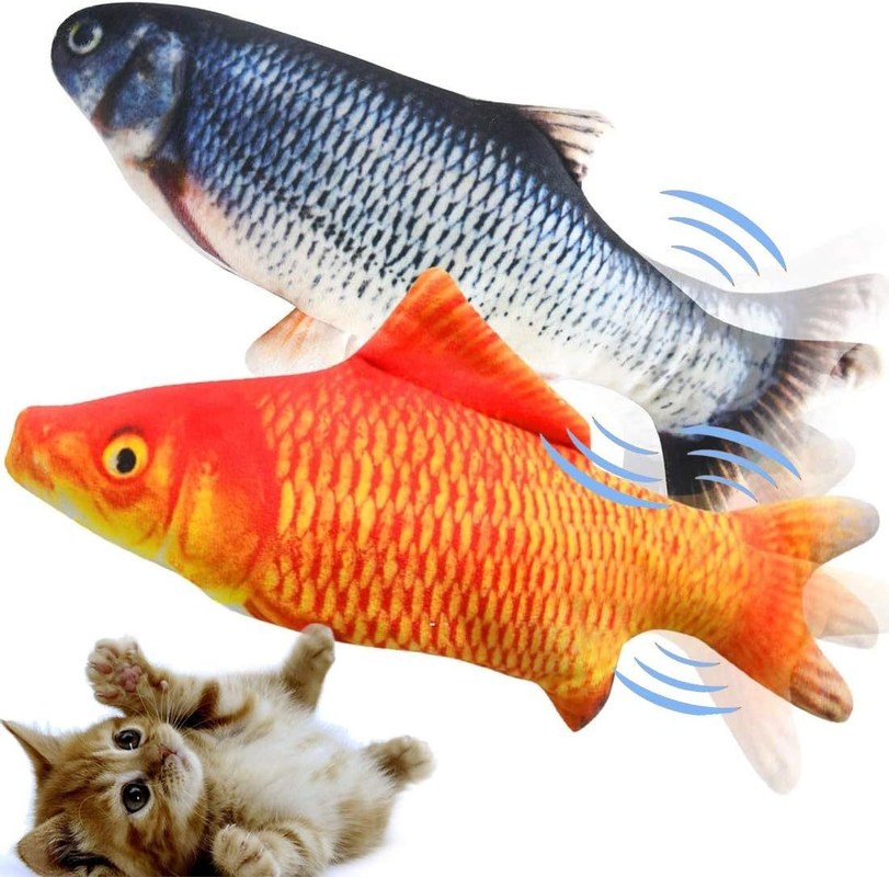 3D クリエイティブ カープ 魚 形 猫 玩具 ペット ギフト 安全な人気