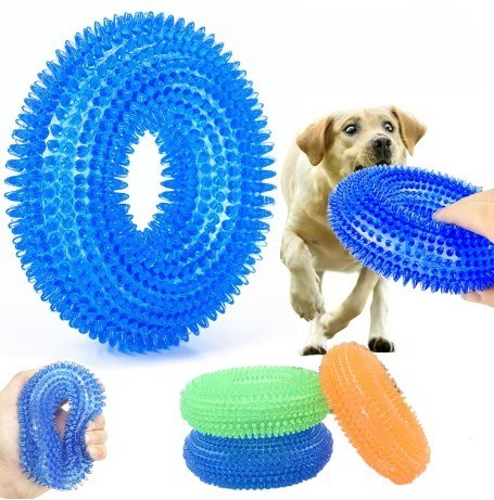 ペットドッグ インタラクティブ 噛むおもちゃ 尖った噛みつき 耐える刺歯 犬用の歯磨きおもちゃ