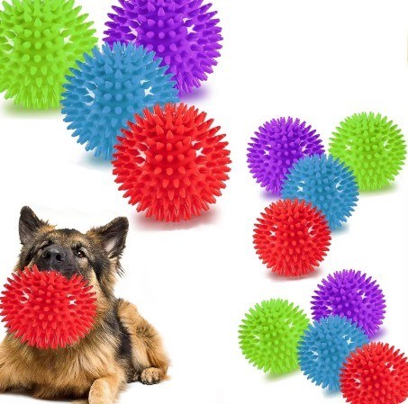 カスタマイズされたロゴ 受け入れられる ベストセラー TPR スキッキー スパイクボール 犬用犬用おもちゃ 犬とペット用