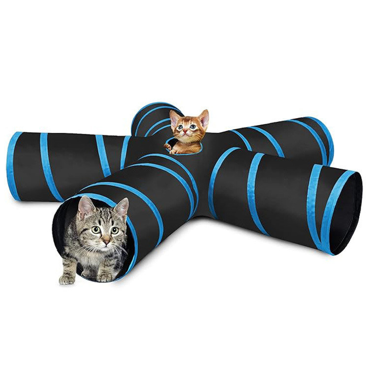 スタイル 人気 折りたたむ 柔らかい 猫 円 トンネル 玩具 方形 脱ぎ取れる 毛皮 猫 スクラッチャー トンネル